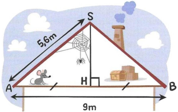 triangle rectangle pythagore théorème de Pythagore toit